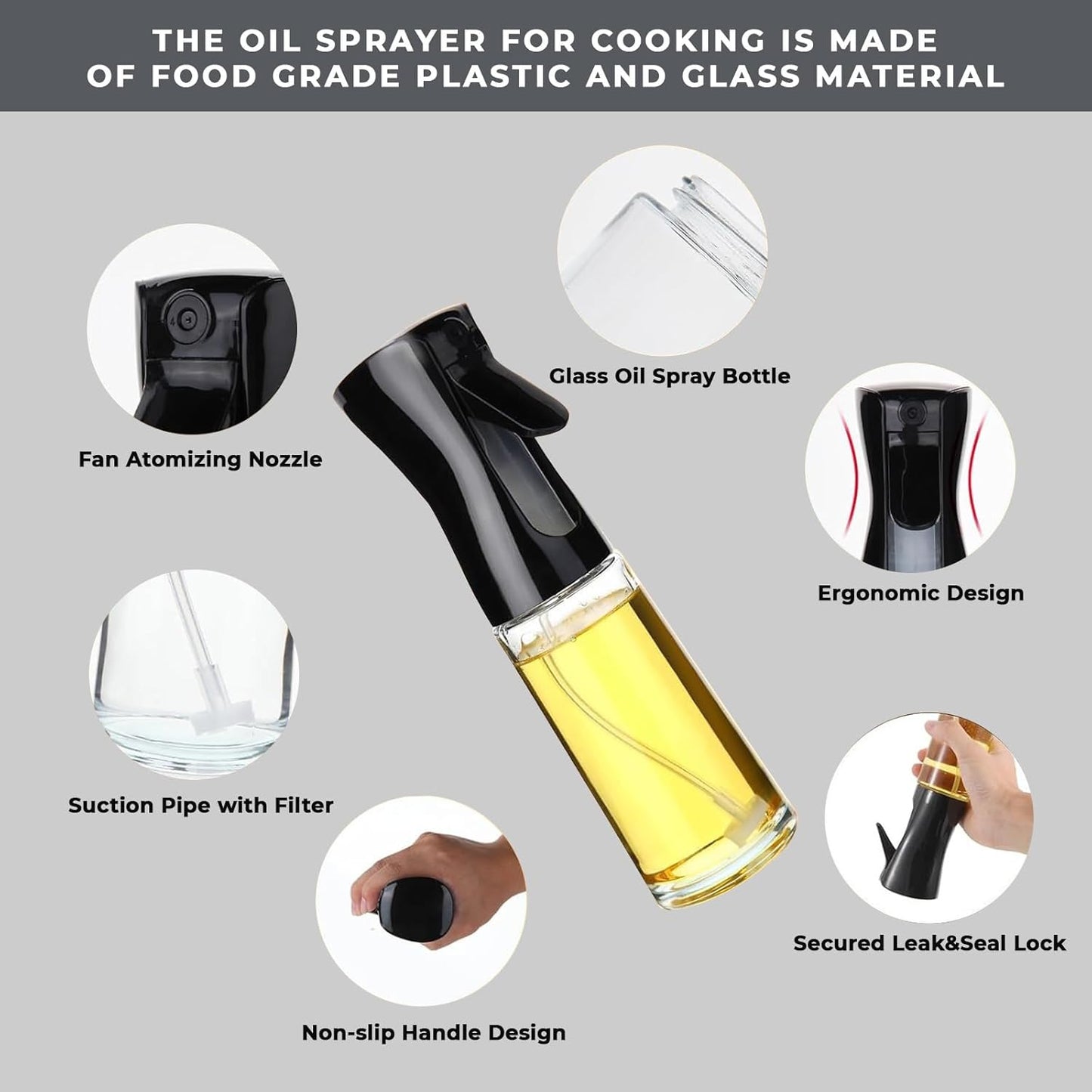 Glass Oil Spray Bottle