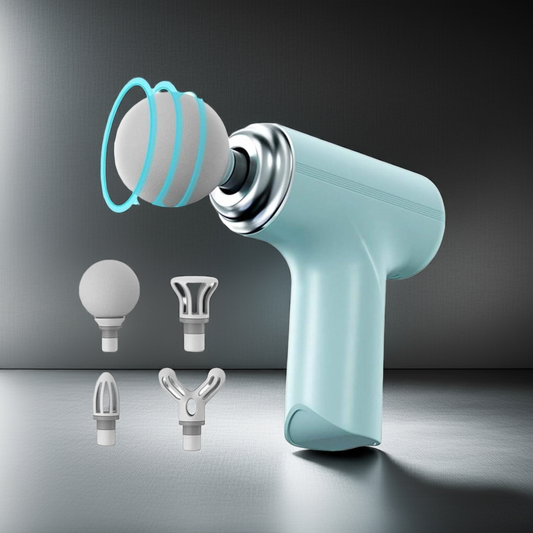 Mini Gun Massager Machine for Pain Relief - Body, Neck, Shoulders, Back, Arms & Feet Massager- 6 Speed Settings -7 Type-C Charging for Muscle Pain