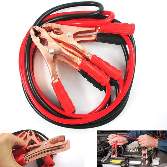 Car Heavy Duty Auto Jumper Cable Battery Booster Wire Clamp with Alligator Wire (7ft, 500 AMP) Emergency Car Battery Charging Booster Cables for car Truck Battery